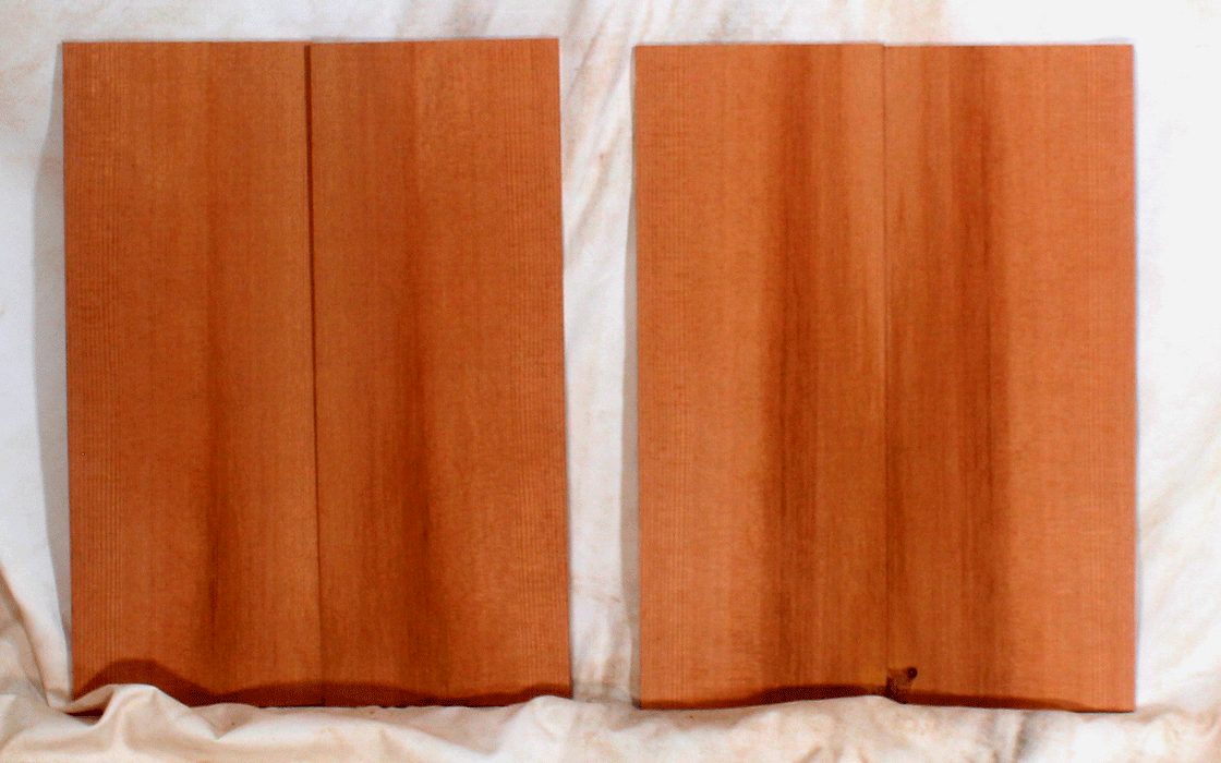 Redwood Ukulele Soundboards (DU68) Two Sets
