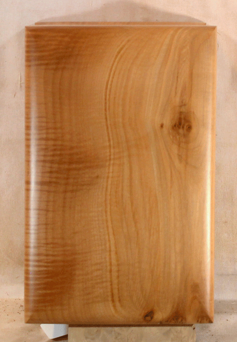Handmade Maple Urn With Curved Sides (AA68)