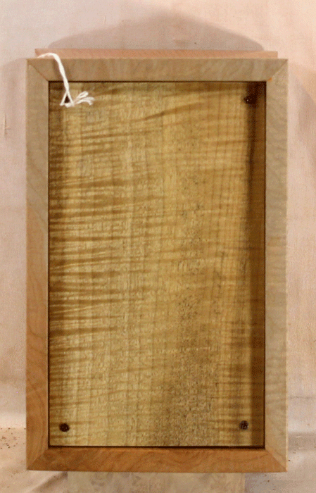 Handmade Maple Urn With Curved Sides (AA68)