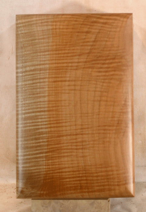 Handmade Maple Urn With Curved Sides (AA70)