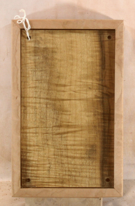 Handmade Maple Urn With Curved Sides (AA70)