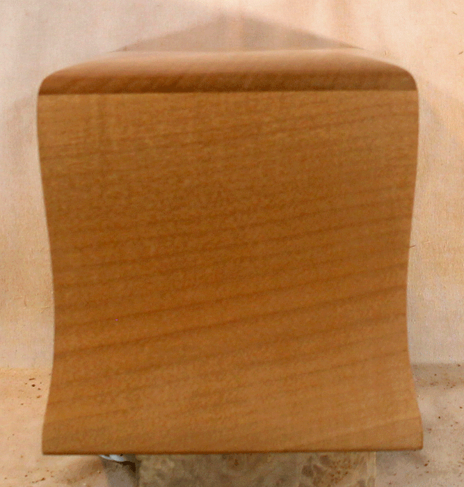 Handmade Maple Urn With Curved Sides (AA71)