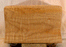 Handmade Maple Urn With Curved Sides and a Walnut Cross (AA74)