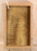 Handmade Maple Urn With Curved Sides and a Walnut Cross (AA74)