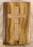 Handmade Myrtle Urn With Curved Sides and a Maple Cross (AA86)