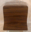 Handmade Claro Walnut Urn With Curvered Sides (AA87)