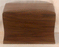 Handmade Claro Walnut Urn