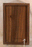 Handmade Claro Walnut Urn With Curved Sides (AA88)