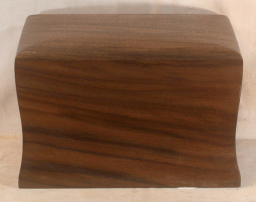 Handmade Claro Walnut Urn
