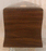 Handmade Claro Walnut Urn With Our Signature Maple Cross (AA89)
