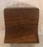 Handmade Claro Walnut Urn With Our Signature Maple Cross (AA90)