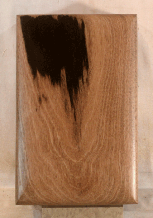 Handmade Ohia Urn With Curvered Sides (AA91)
