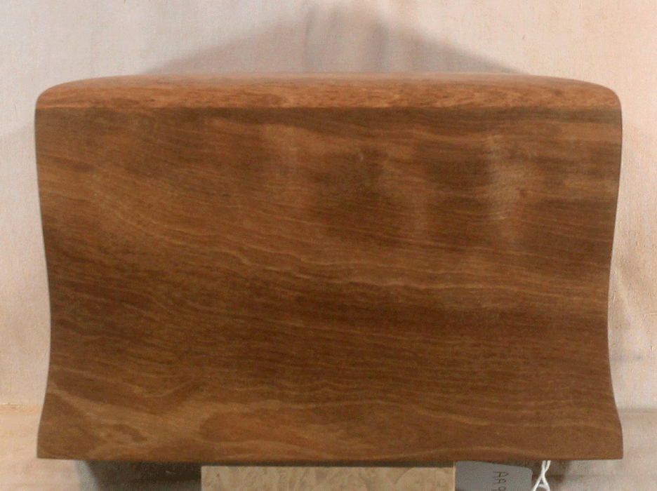 Handmade Ohia Urn With Curved Sides (AA92)