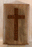 Handmade Ohia Urn With Walnut Cross (AA93)