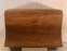 Handmade Ohia Urn With Walnut Cross (AA93)