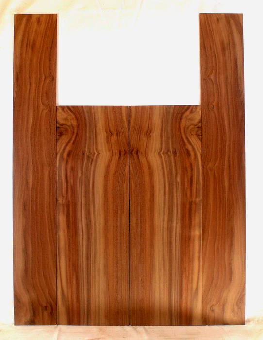 Claro Walnut Acoustic Guitar Back and Sides, Dreadnought Size, Orchard Recovery Eco-friendly, Great Color and Contrast (CH48)
