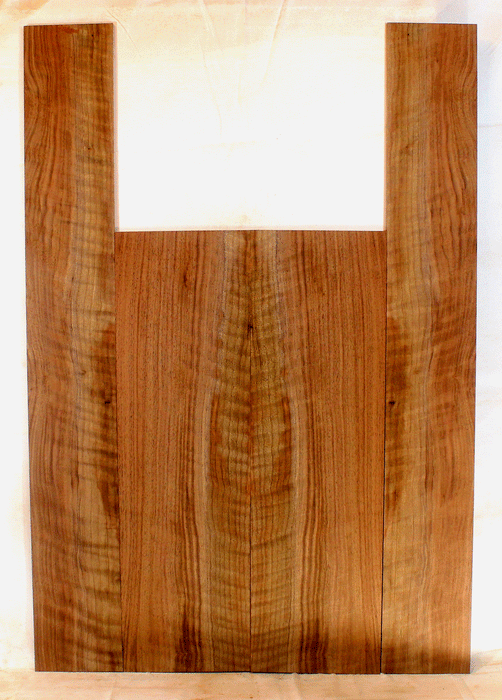 Claro Walnut Acoustic Guitar Back and Sides, Dreadnought Size, Orchard Recovery Eco-friendly, Great Color and Contrast (CH56)