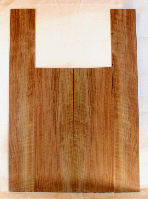 Claro Walnut Acoustic Guitar Back and Sides, Dreadnought Size, Orchard Recovery Eco-friendly, Great Color and Contrast (CH57)