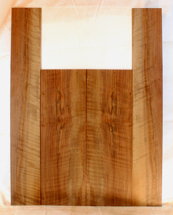 Claro Walnut Acoustic Guitar Back and Sides, Dreadnought Size, Orchard Recovery Eco-friendly, Great Color and Contrast (CH62)