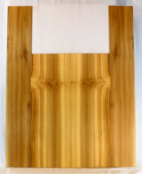 Myrtle Acoustic Guitar Back and Sides, Dreadnought Size, Excellent Color, and Contrast (CH67)