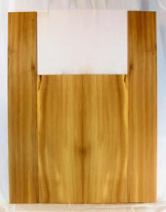 Myrtle Acoustic Guitar Back and Sides, Dreadnought Size, Great Color, and Contrast (CH68)