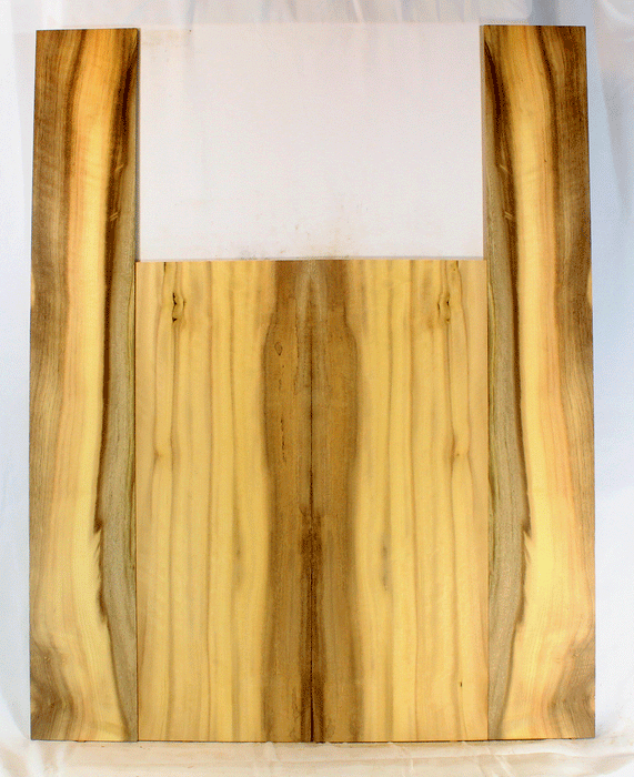 Myrtle Acoustic Guitar Back and Sides, Dreadnought Size, Great Figure, Color and Contrast (CH76)