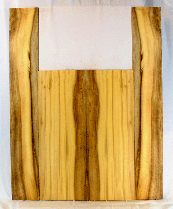 Myrtle Acoustic Guitar Back and Sides, Dreadnought Size, Great Figure, Color and Contrast (CH77)