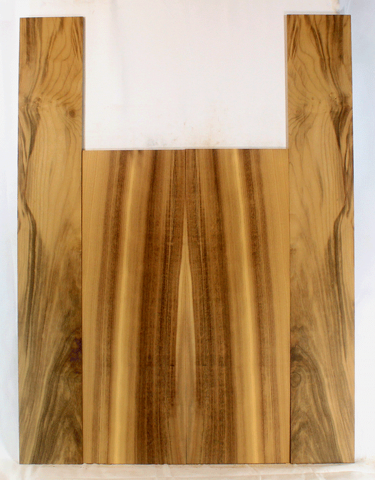 Myrtle Acoustic Guitar Back and Sides, Standard Size, Excellent Color and Contrast (CH83)