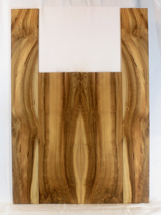 Myrtle Acoustic Guitar Back and  Sides Dreadnought Size, Excellent Color and Contrast (CH92)