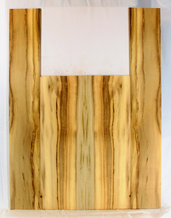 Myrtle Acoustic Guitar Back and Sides, Dreadnought Size, Great Figure, Color and Contrast (CI06)