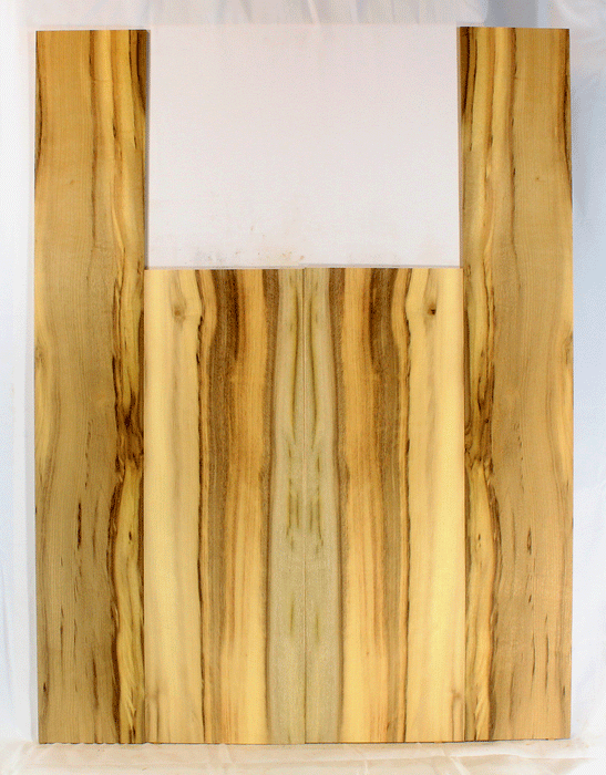 Myrtle Acoustic Guitar Back and Sides, Dreadnought Size, Great Figure, Color and Contrast (CI07)