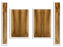 Myrtle Acoustic Guitar Top, Back and Sides, Standard Size, Excellent Color and Contrast (CI27)
