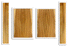 Myrtle Acoustic Guitar Top, Back and  Sides, Dreadnought Size, Excellent Color and Contrast (CI29)