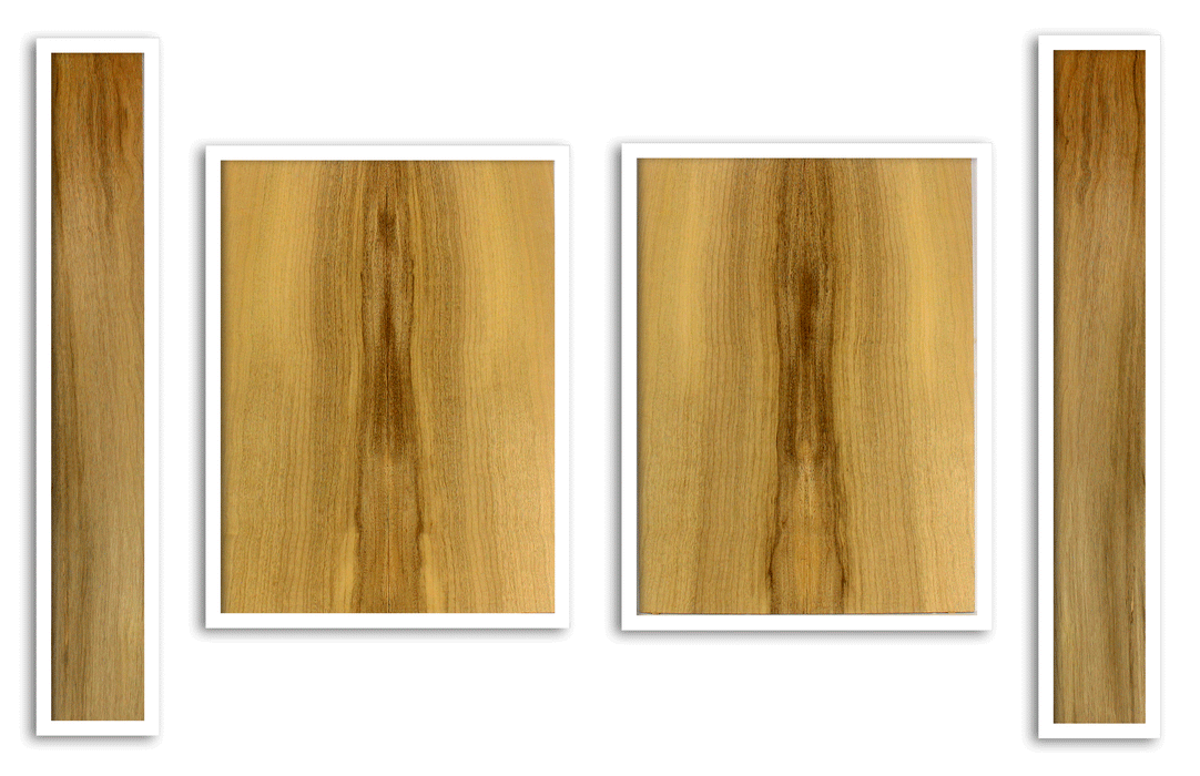 Myrtle Acoustic Guitar Top, Back and  Sides, Dreadnought Size, Excellent Color and Contrast (CI33)