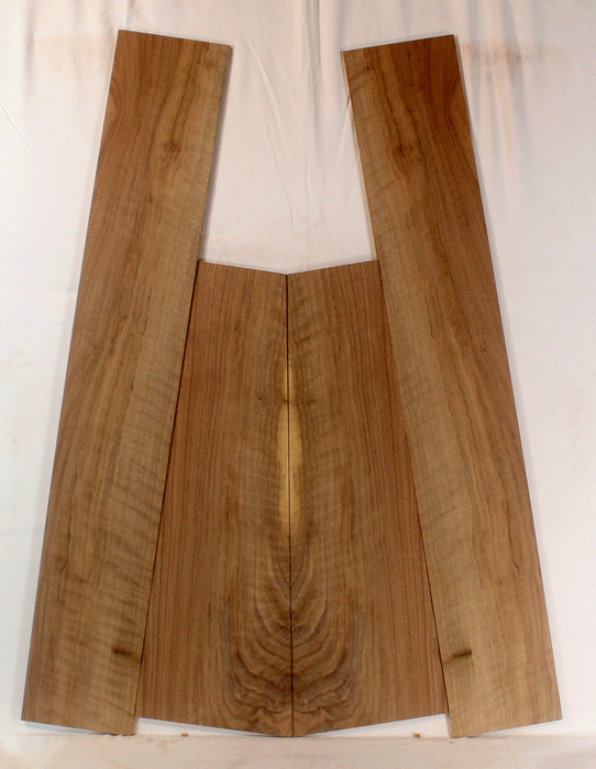 Claro Walnut Acoustic Guitar Back and Sides, Standard Size, Orchard Recovery Eco-friendly, Great Color, Contrast, and Figure (CI43)