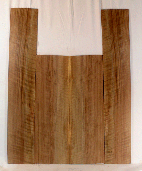 Claro Walnut Acoustic Guitar Back and Sides, Standard Size, Orchard Recovery Eco-friendly, Great Color, Contrast, and Figure (CI44)