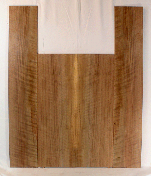 Claro Walnut Acoustic Guitar Back and Sides, Dreadnought Size, Orchard Recovery Eco-friendly, Great Color, Contrast, and Figure (CI49)