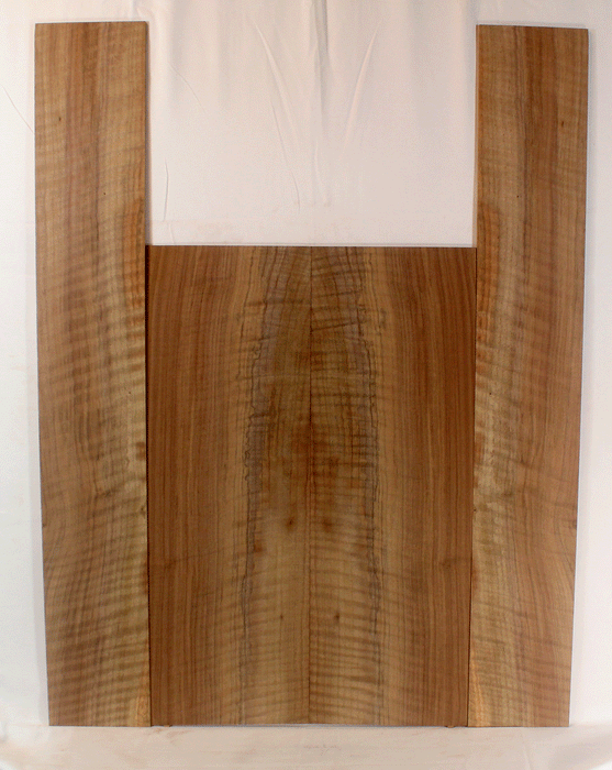 Claro Walnut Acoustic Guitar Back and Sides, Dreadnought Size, Orchard Recovery Eco-friendly, Great Color, Contrast, and Figure (CI54)