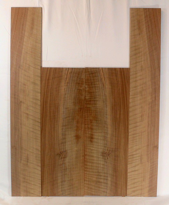 Claro Walnut Acoustic Guitar Back and Sides, Dreadnought Size, Orchard Recovery Eco-friendly, Great Color, Contrast, and Figure (CI56)