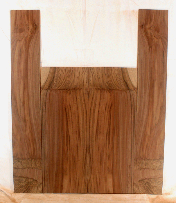 Claro Walnut Acoustic Guitar Back and Sides, Dreadnought Size, Orchard Recovery Eco-friendly, Great Color and Contrast (CI84)