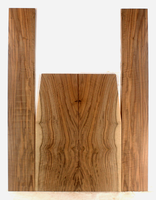 Claro Walnut Acoustic Guitar Back and Sides, Standard Size, Orchard Recovery Eco-friendly, Great Figure, Color and Contrast (CI92)