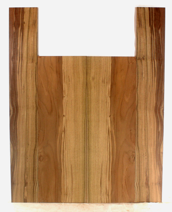 Claro Walnut Acoustic Guitar Back and Sides, Standard Size, Orchard Recovery Eco-friendly, Great Figure, Color, and Contrast (i93)