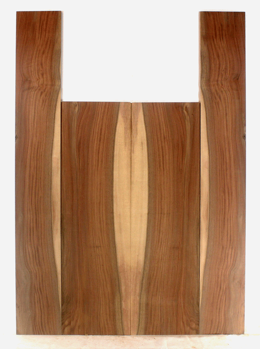 Claro Walnut Acoustic Guitar Back and Sides, Standard Size, Orchard Recovery Eco-friendly, Great Figure, Color, and Contrast (CI94)