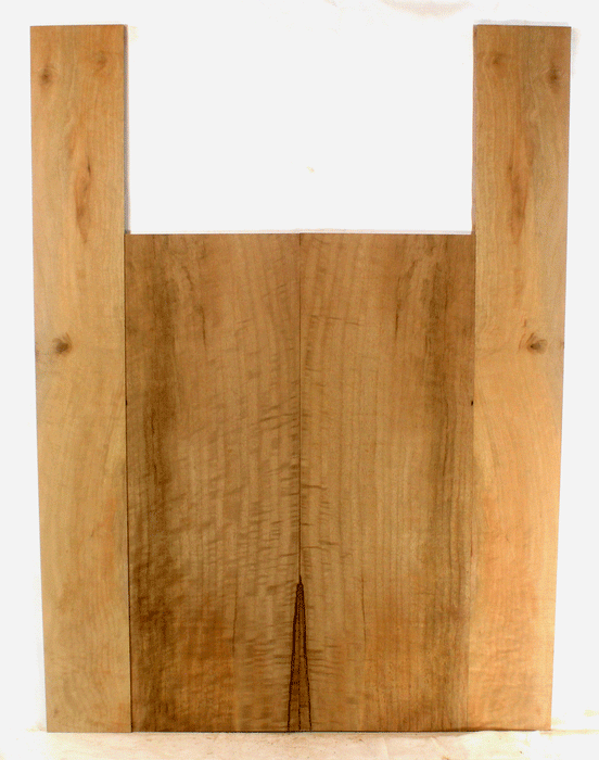 Claro Walnut Acoustic Guitar Back and Sides, Dreadnought Size, Orchard Recovery Eco-friendly, Great Figure, Color, and Contrast (CK04)