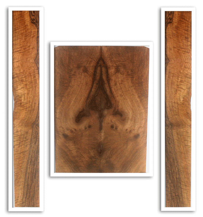 Claro Walnut Guitar Back and Sides