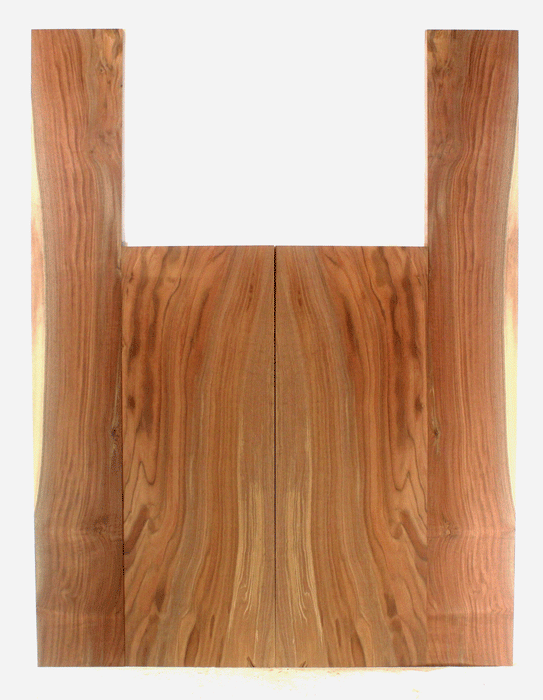 Claro Walnut Acoustic Guitar Back and Sides, Dreadnought Size, Orchard Recovery Eco-friendly, Great Figure, Color, and Contrast (CK07)