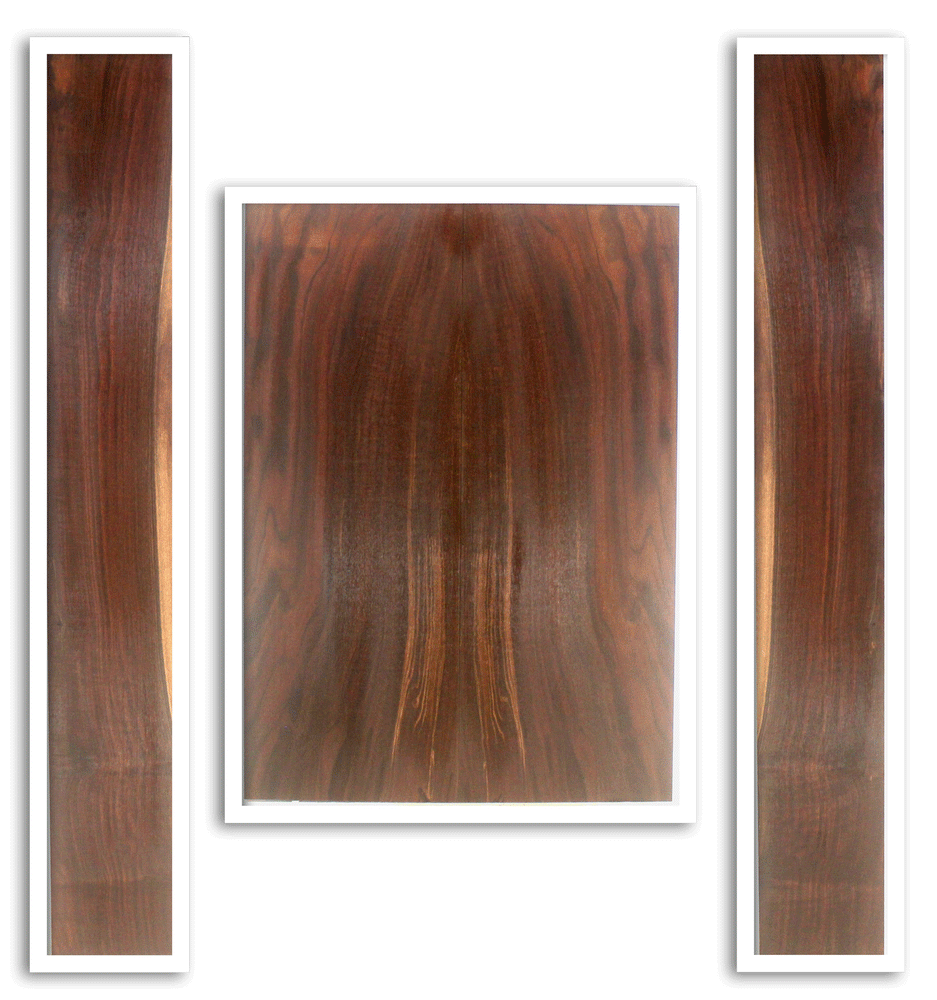 Claro Walnut Acoustic Guitar Back and Sides, Dreadnought Size, Orchard Recovery Eco-friendly, Great Figure, Color, and Contrast (CK07)