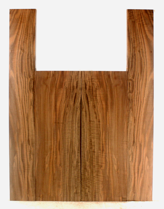 Claro Walnut Acoustic Guitar Back and Sides, Dreadnought Size, Orchard Recovery Eco-friendly, Great Figure, Color, and Contrast (CK11)