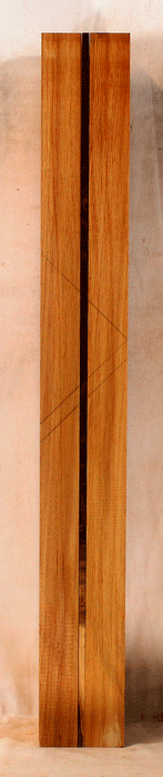 Western Red Cedar and Walnut Guitar Neck