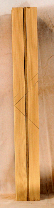 Western Red Cedar and Myrtle Three Piece Neck (GI35)